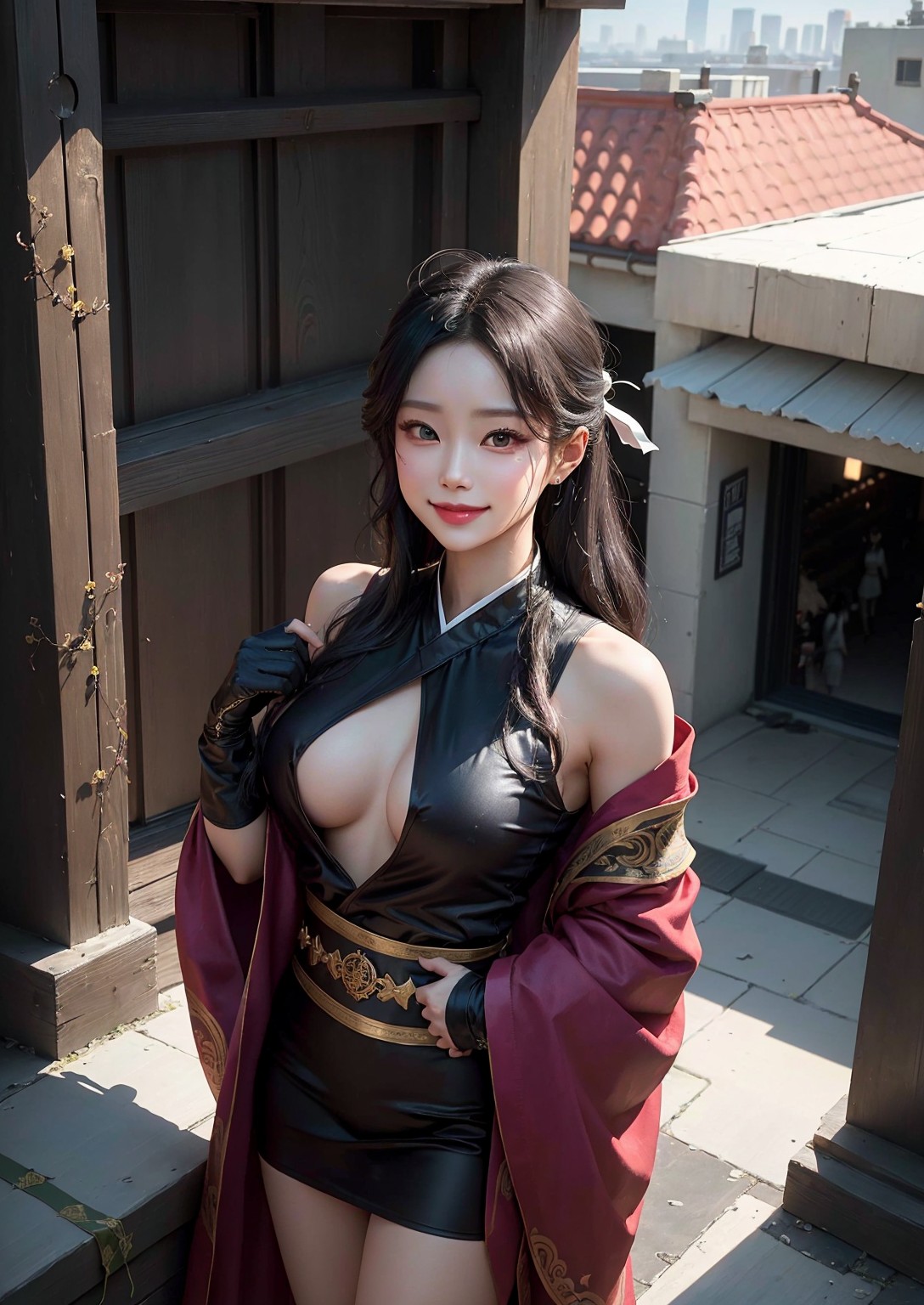 Cute young ninja