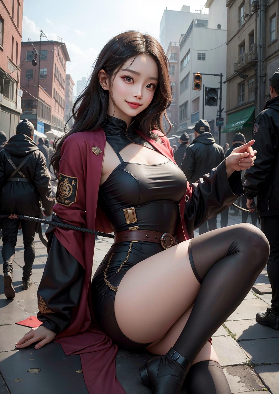 Cute young ninja