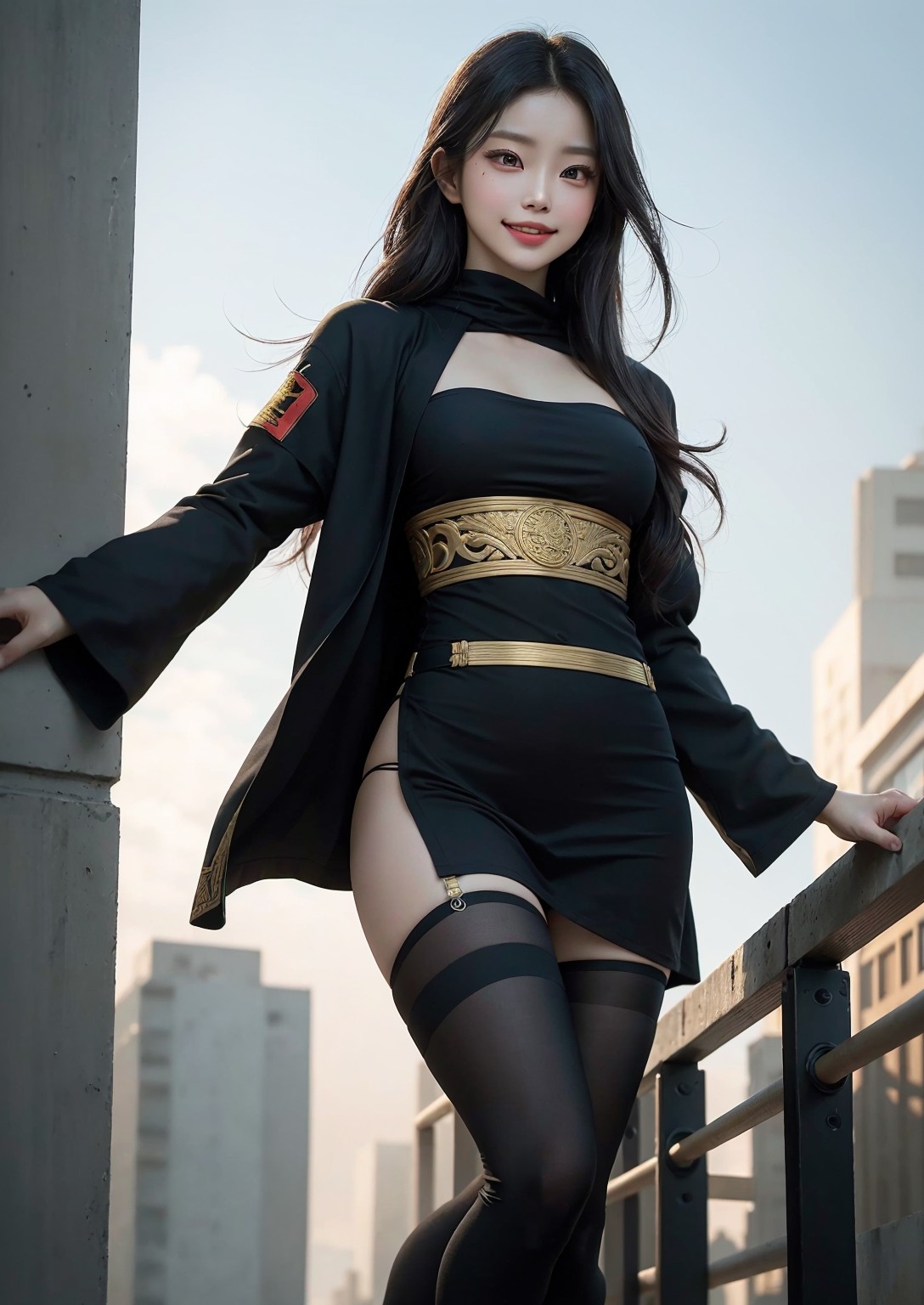 Cute young ninja