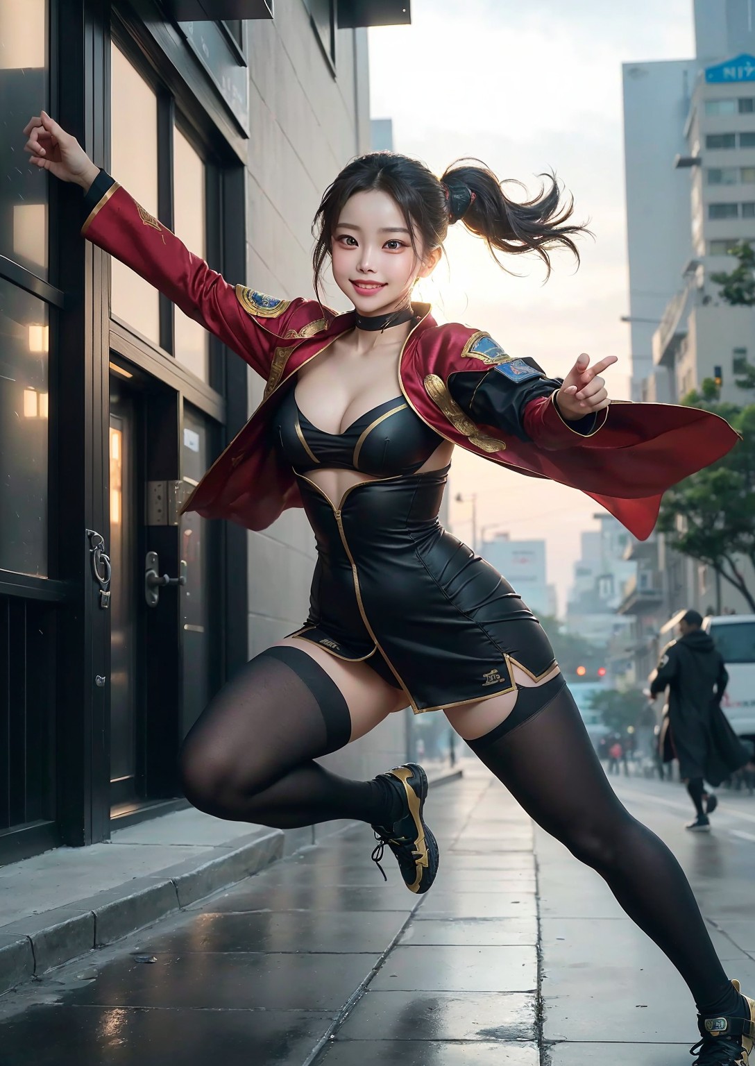 Cute young ninja