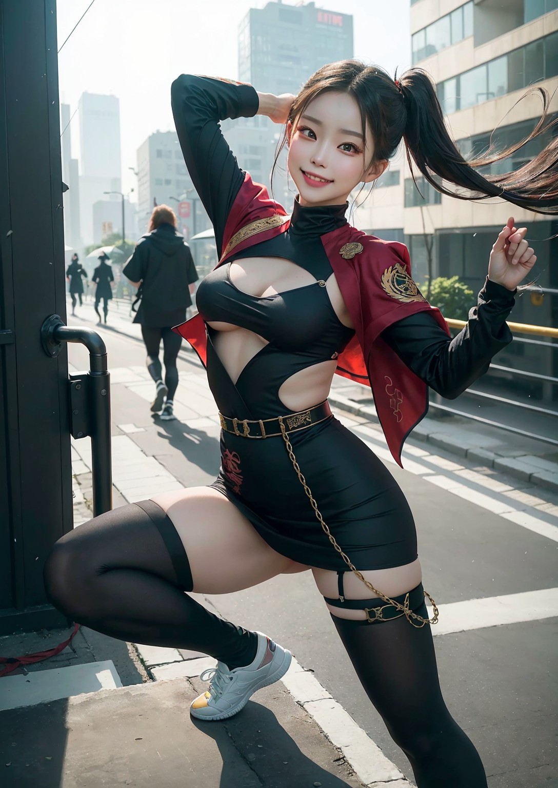 Cute young ninja