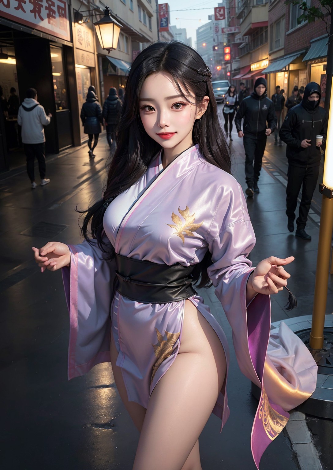 Cute young ninja