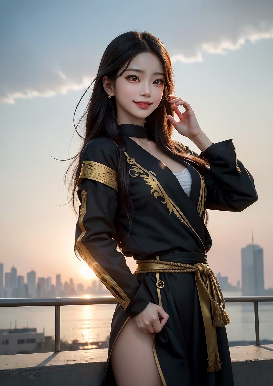 Cute young ninja