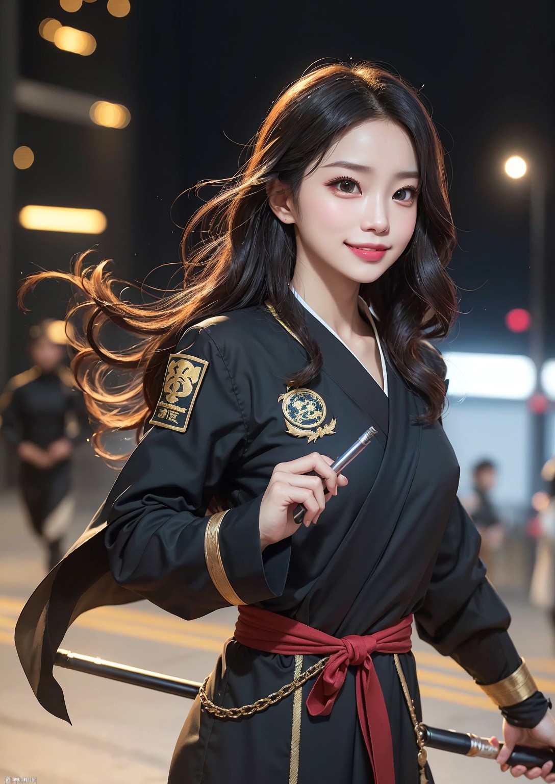 Cute young ninja