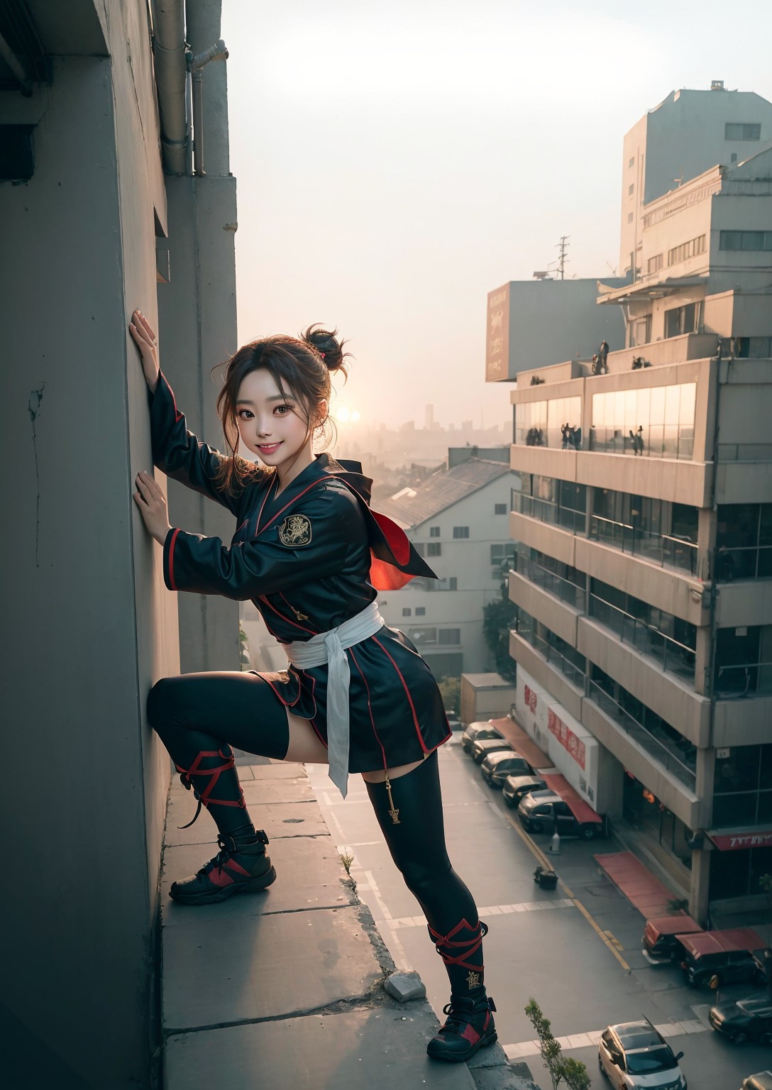 Cute young ninja