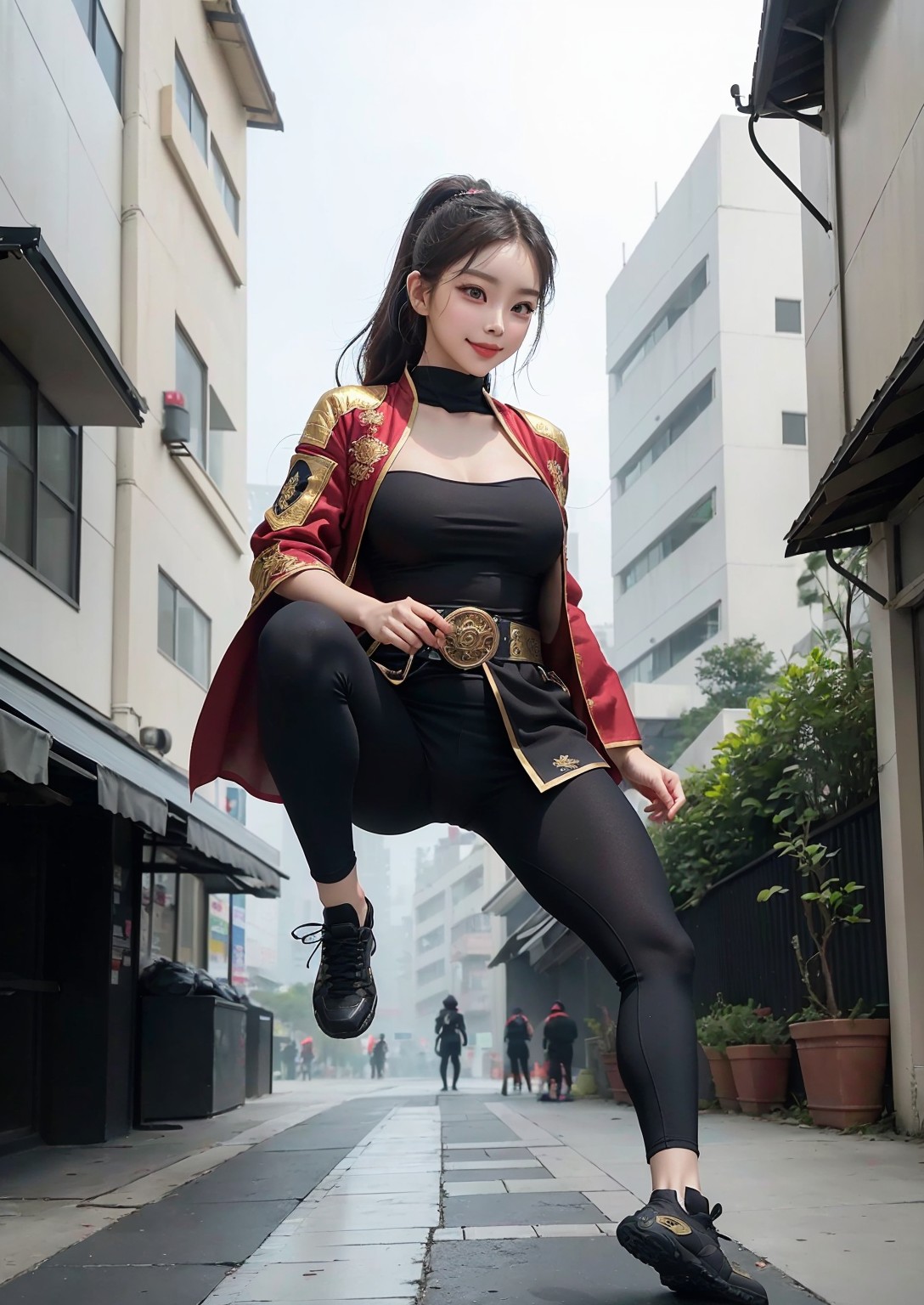 Cute young ninja