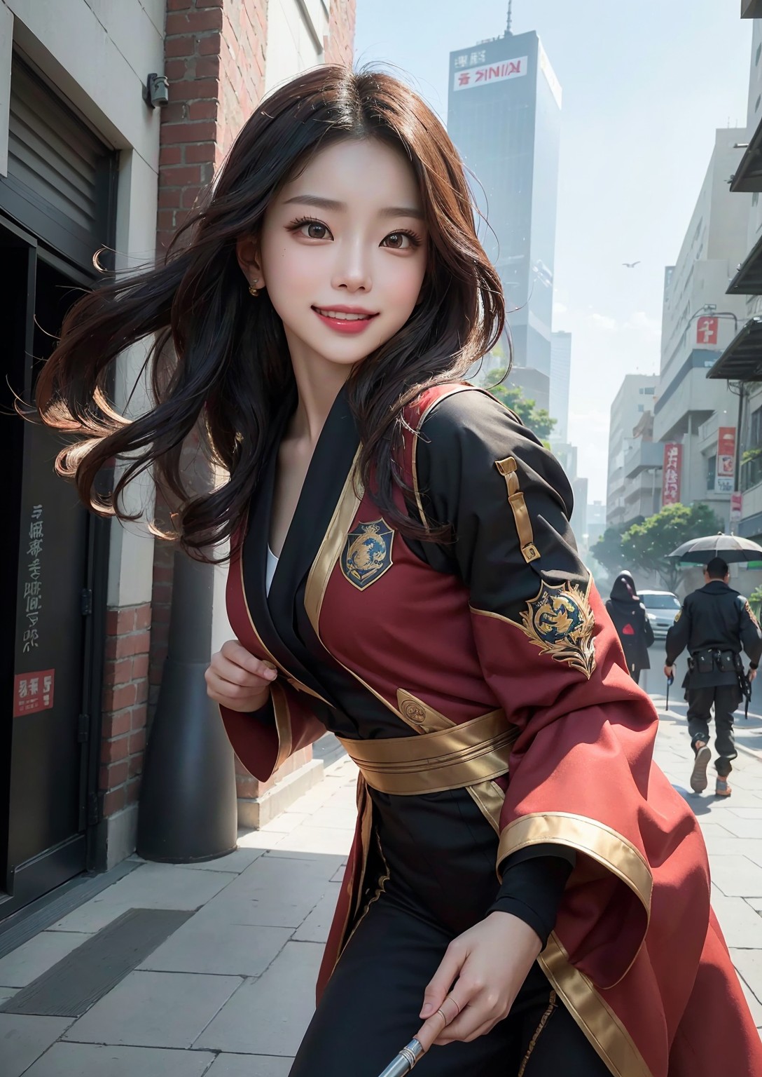 Cute young ninja