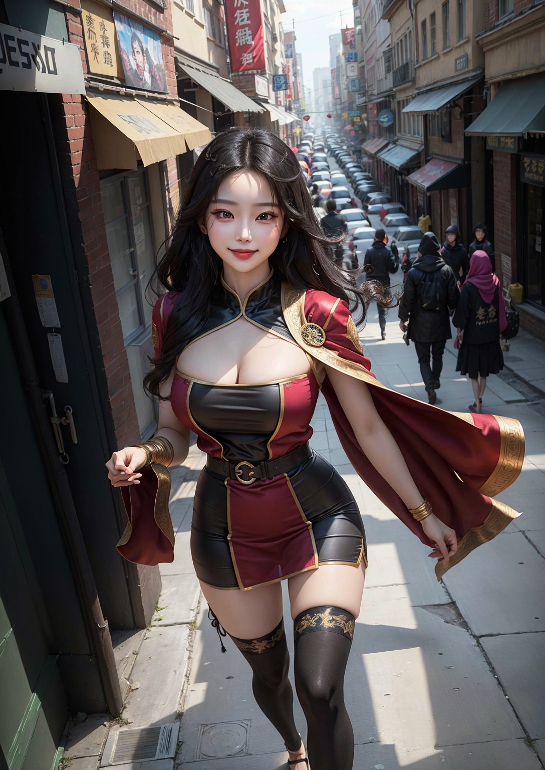 Cute young ninja
