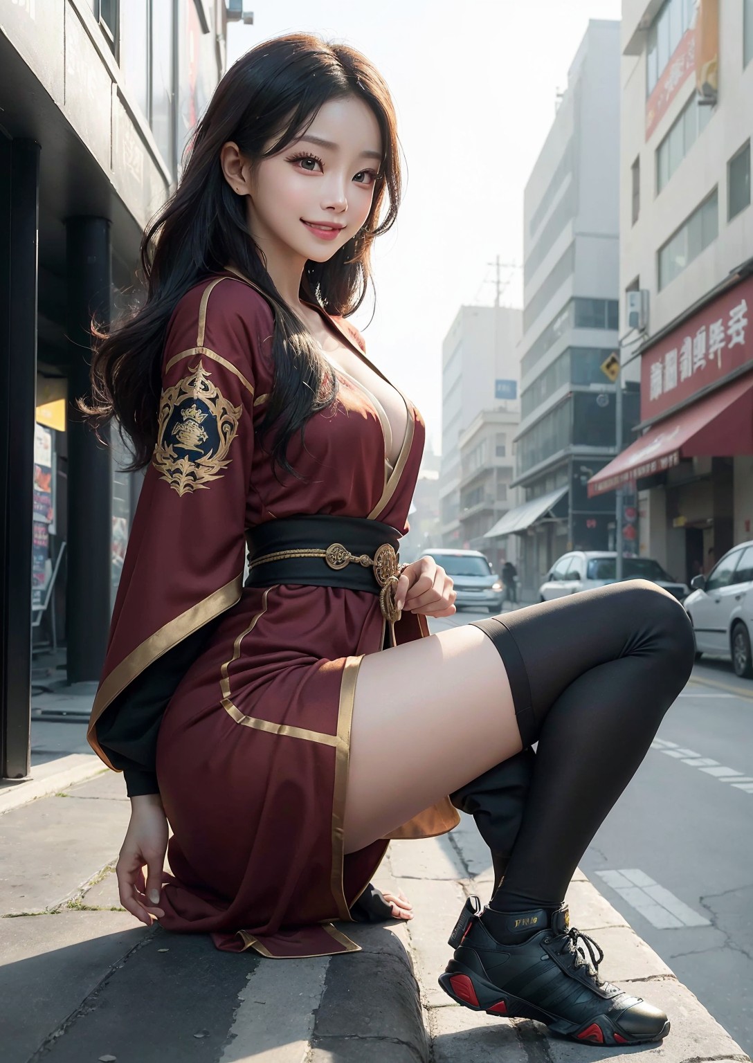Cute young ninja