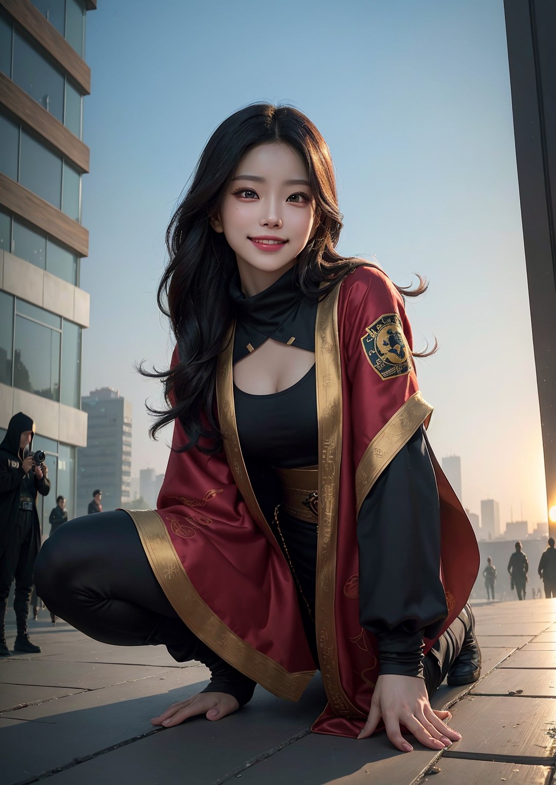 Cute young ninja