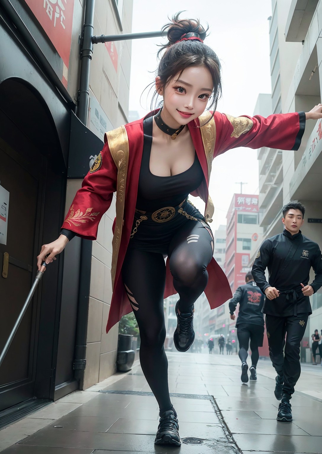 Cute young ninja