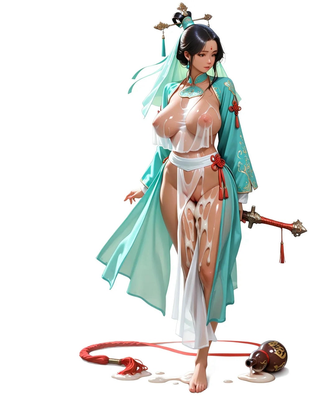 Portrait series: Chinese antique fairy girl (vertical version) 16