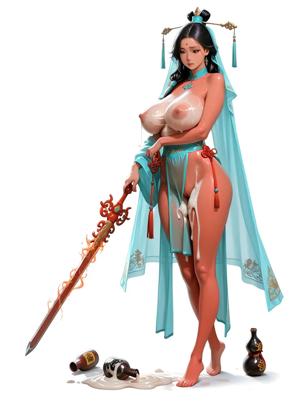 Portrait series: Chinese antique fairy girl (vertical version) 16
