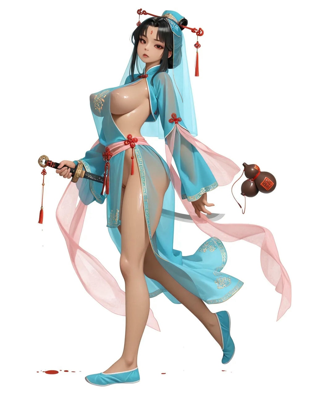 Portrait series: Chinese antique fairy girl (vertical version) 16