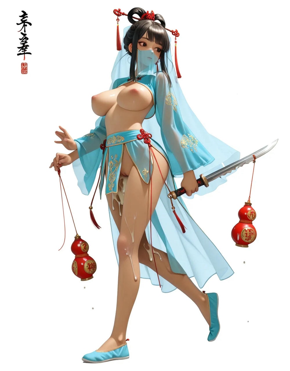 Portrait series: Chinese antique fairy girl (vertical version) 16