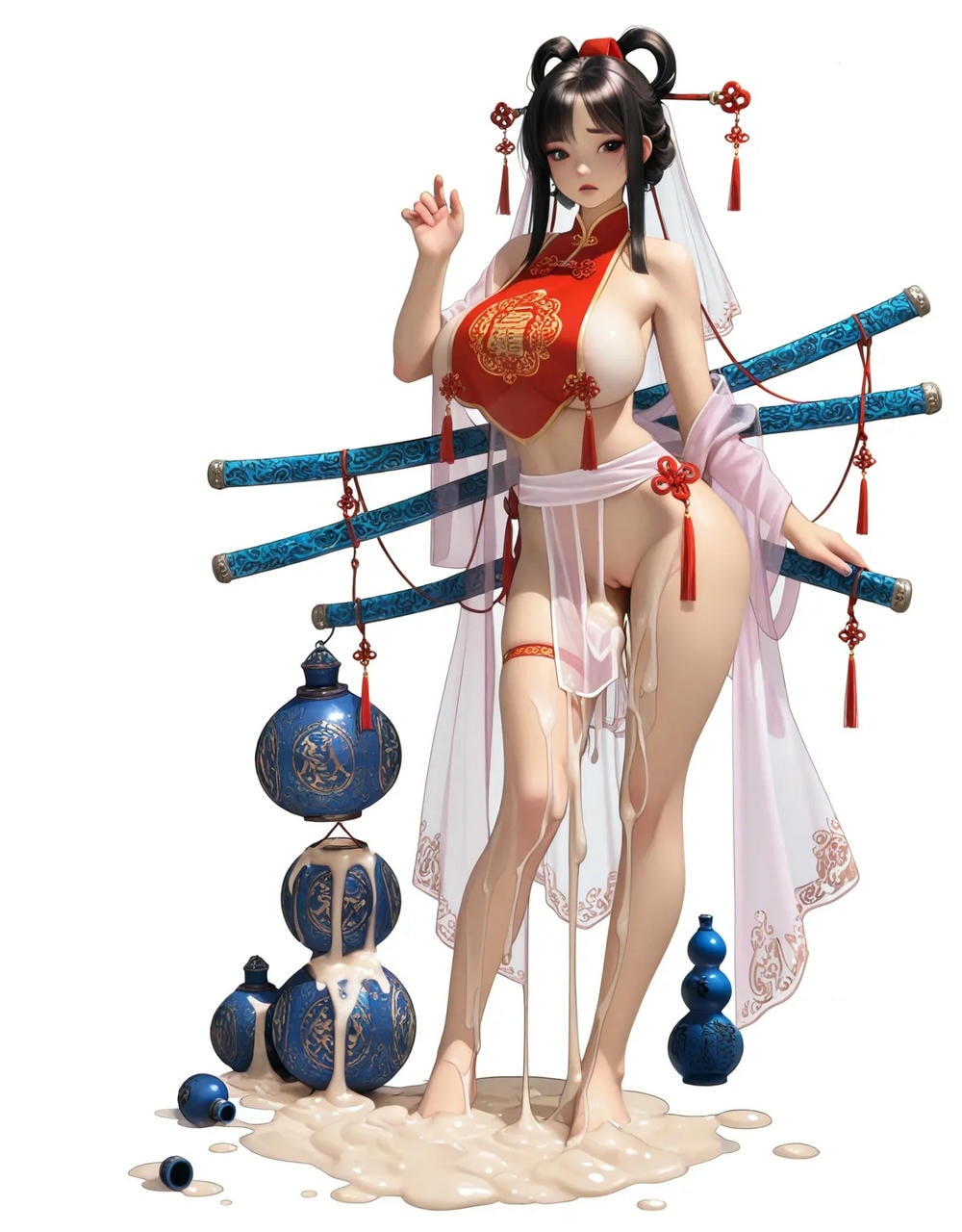 Portrait series: Chinese antique fairy girl (vertical version) 16
