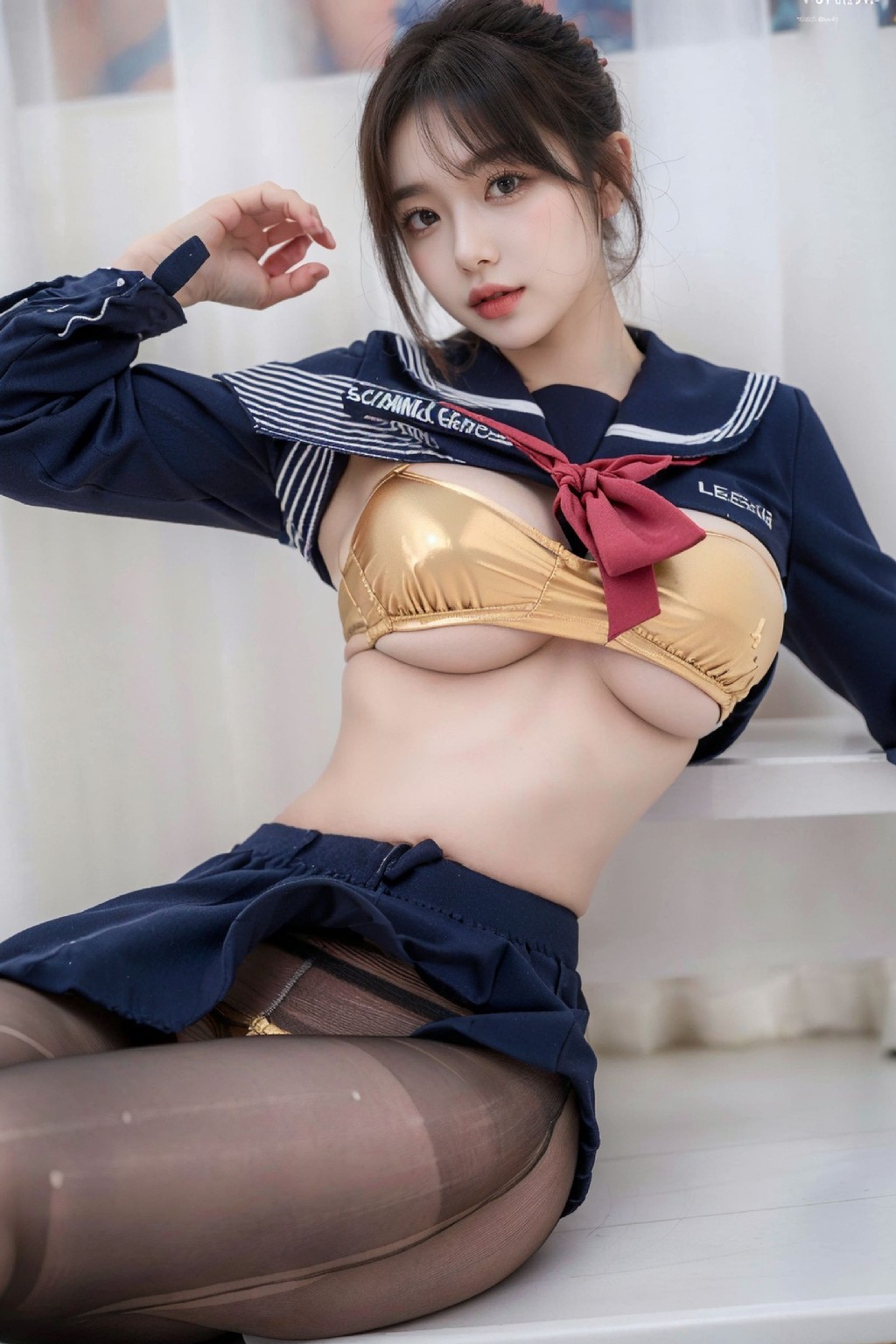 Underboob + Seifuku +96