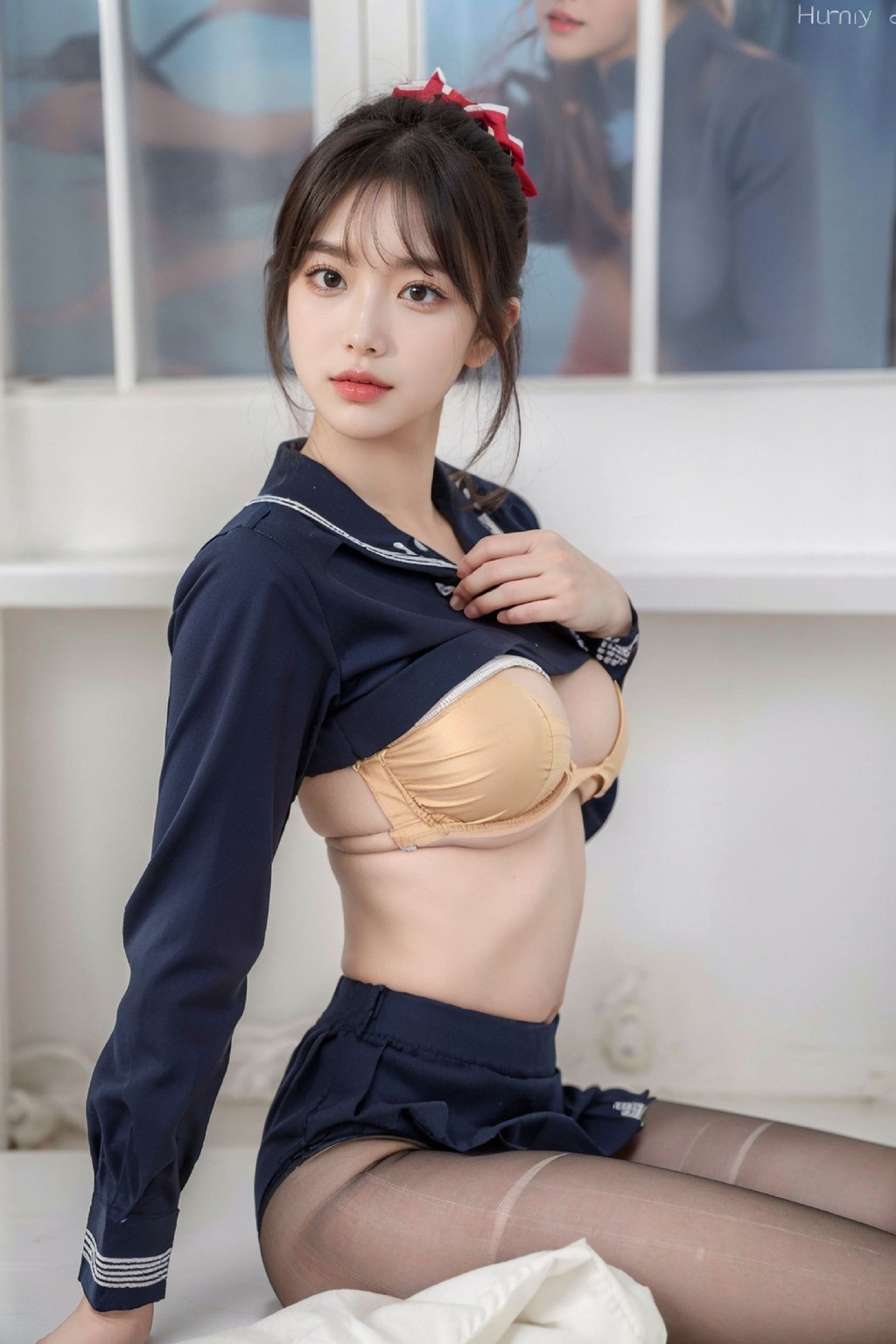 Underboob + Seifuku +96
