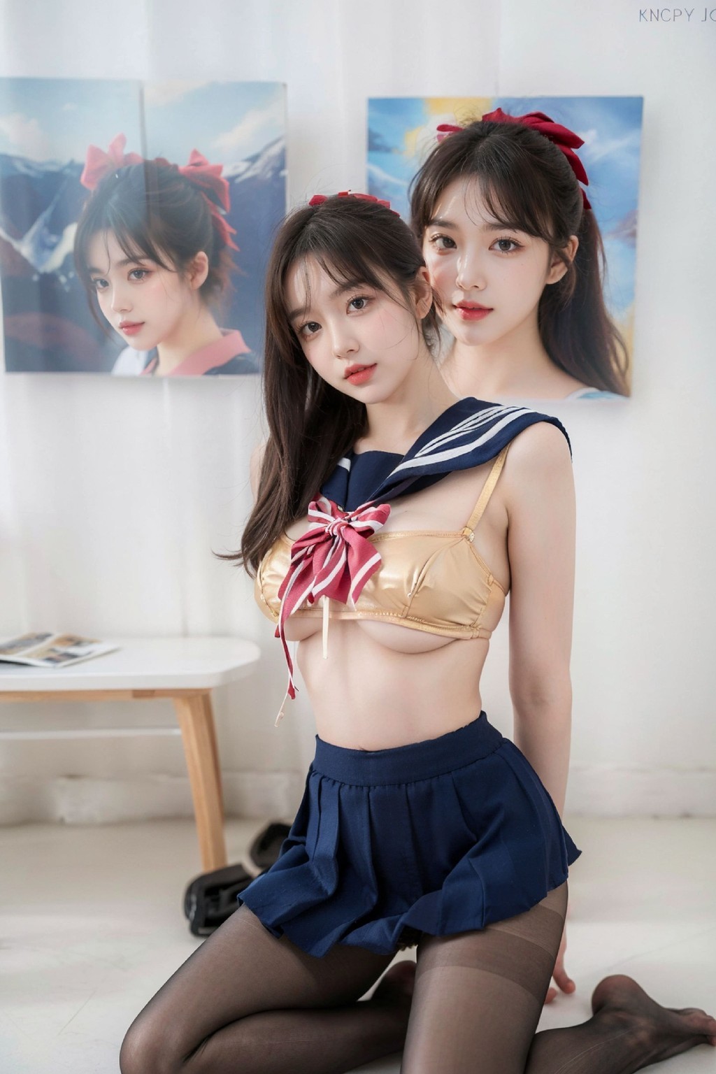Underboob + Seifuku +96
