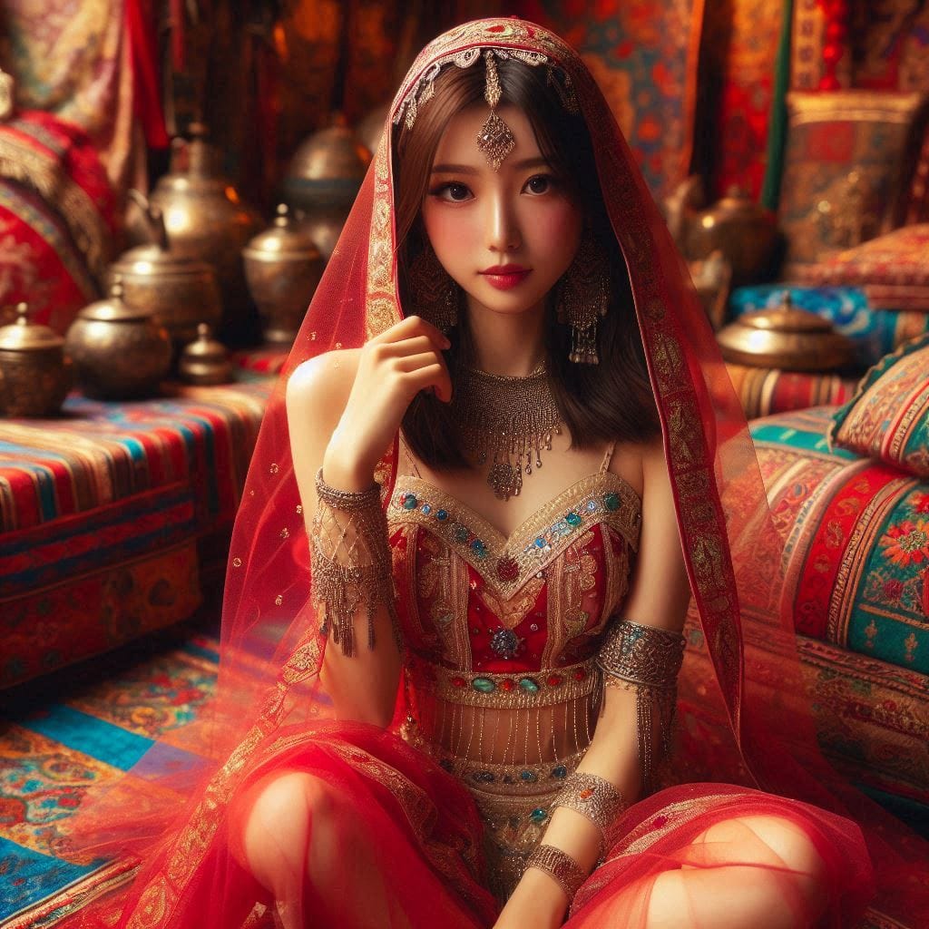 The girl said, "Look at me.