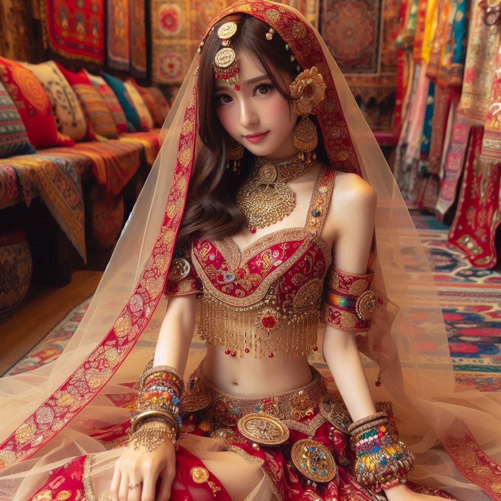 The girl said, "Look at me.