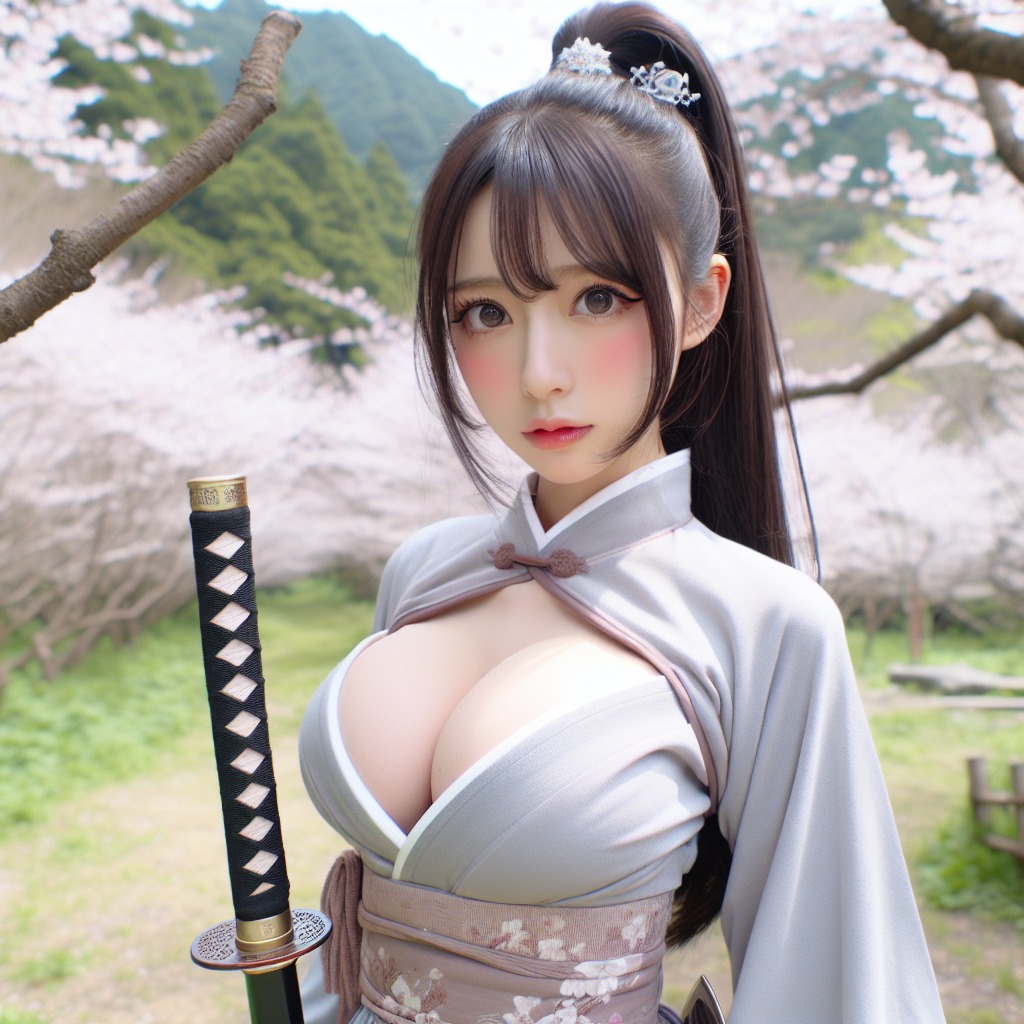 Portable Series: Cherry Blossom Swordswoman