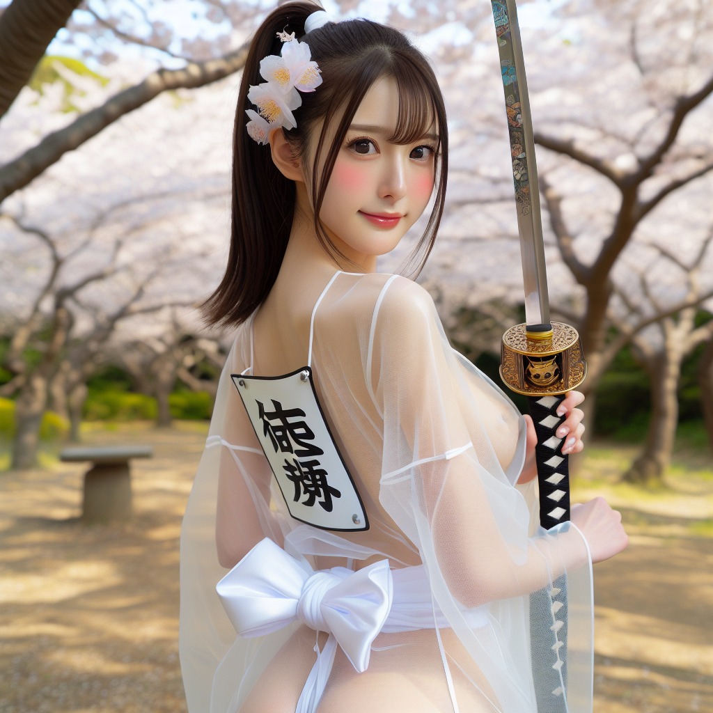 Portable Series: Cherry Blossom Swordswoman