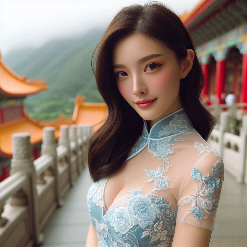 A girl who happened to meet at Hanshan Temple outside Xusu City