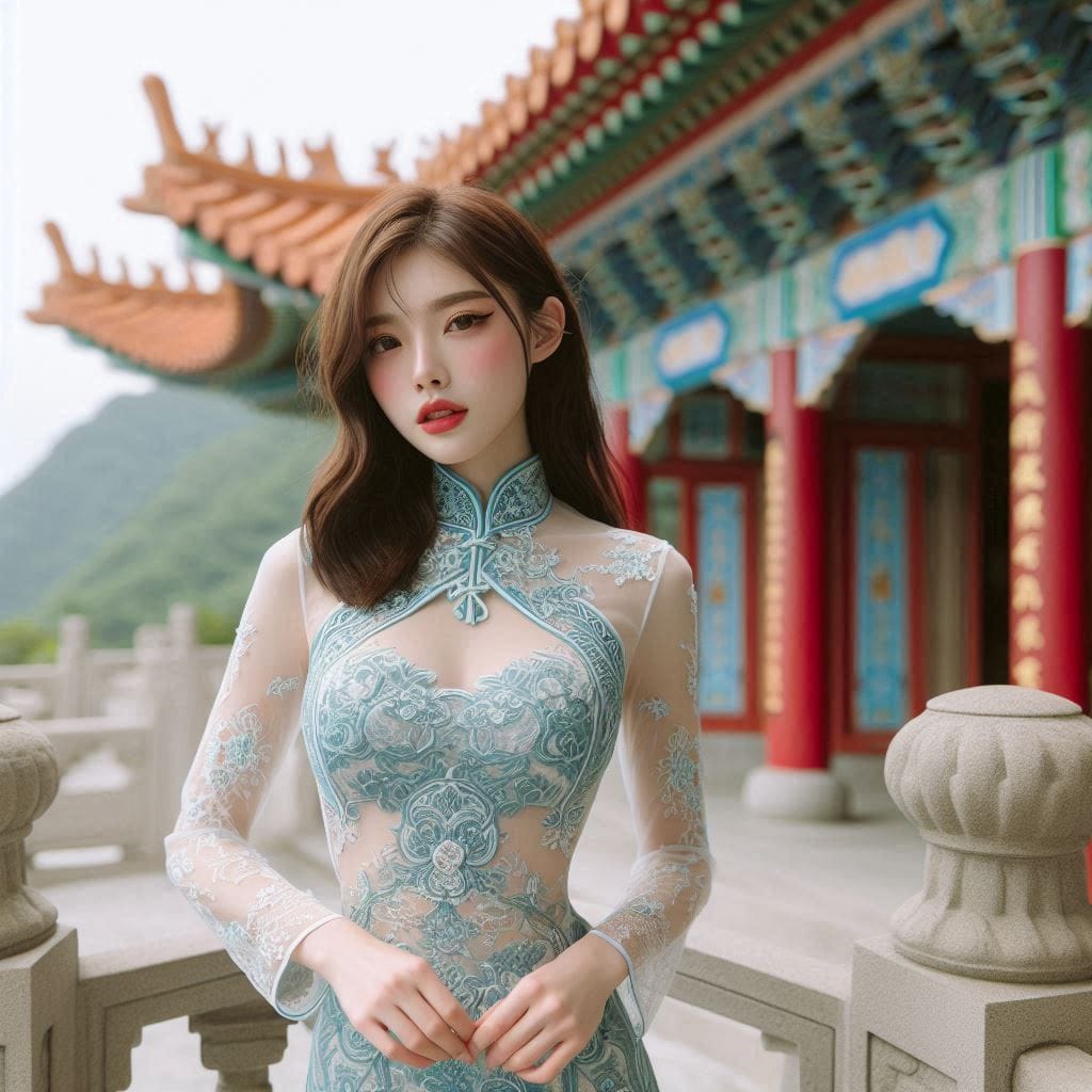 A girl who happened to meet at Hanshan Temple outside Xusu City