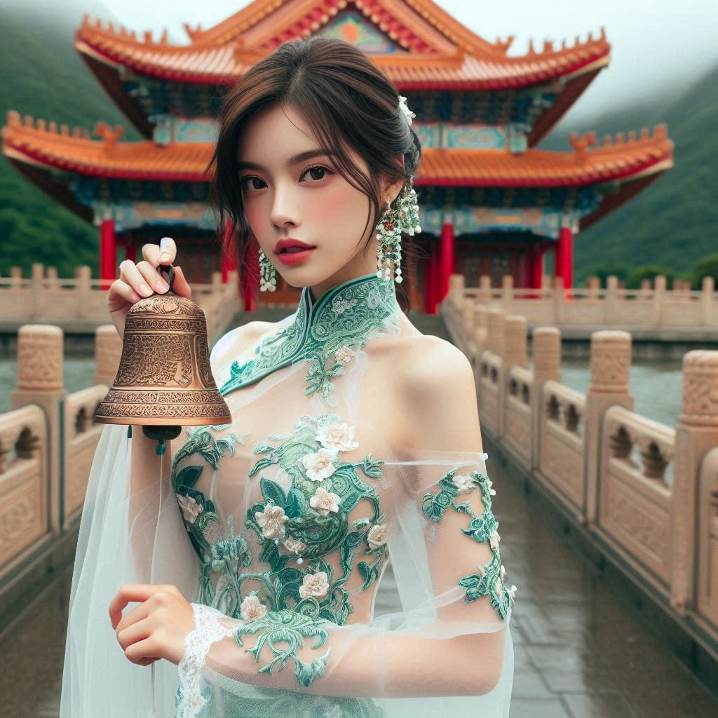 A girl who happened to meet at Hanshan Temple outside Xusu City