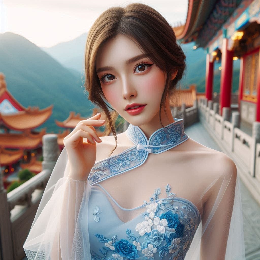 A girl who happened to meet at Hanshan Temple outside Xusu City