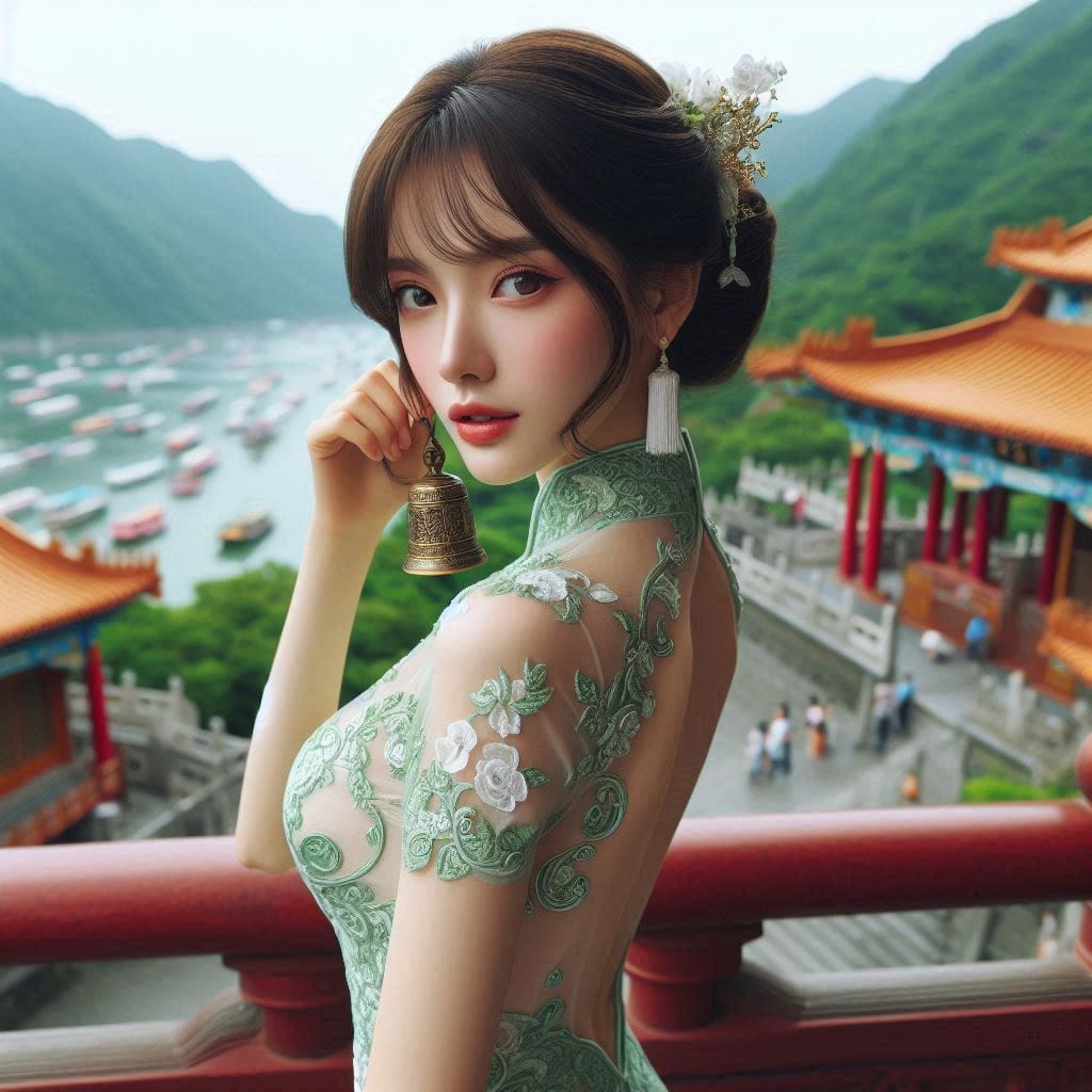 A girl who happened to meet at Hanshan Temple outside Xusu City
