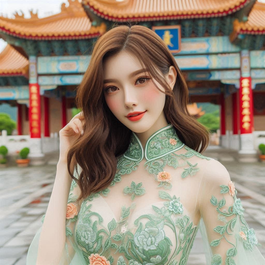 A girl who happened to meet at Hanshan Temple outside Xusu City