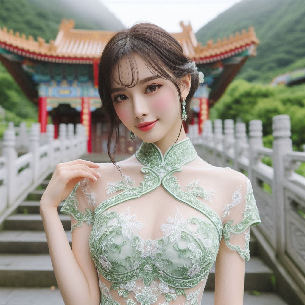 A girl who happened to meet at Hanshan Temple outside Xusu City