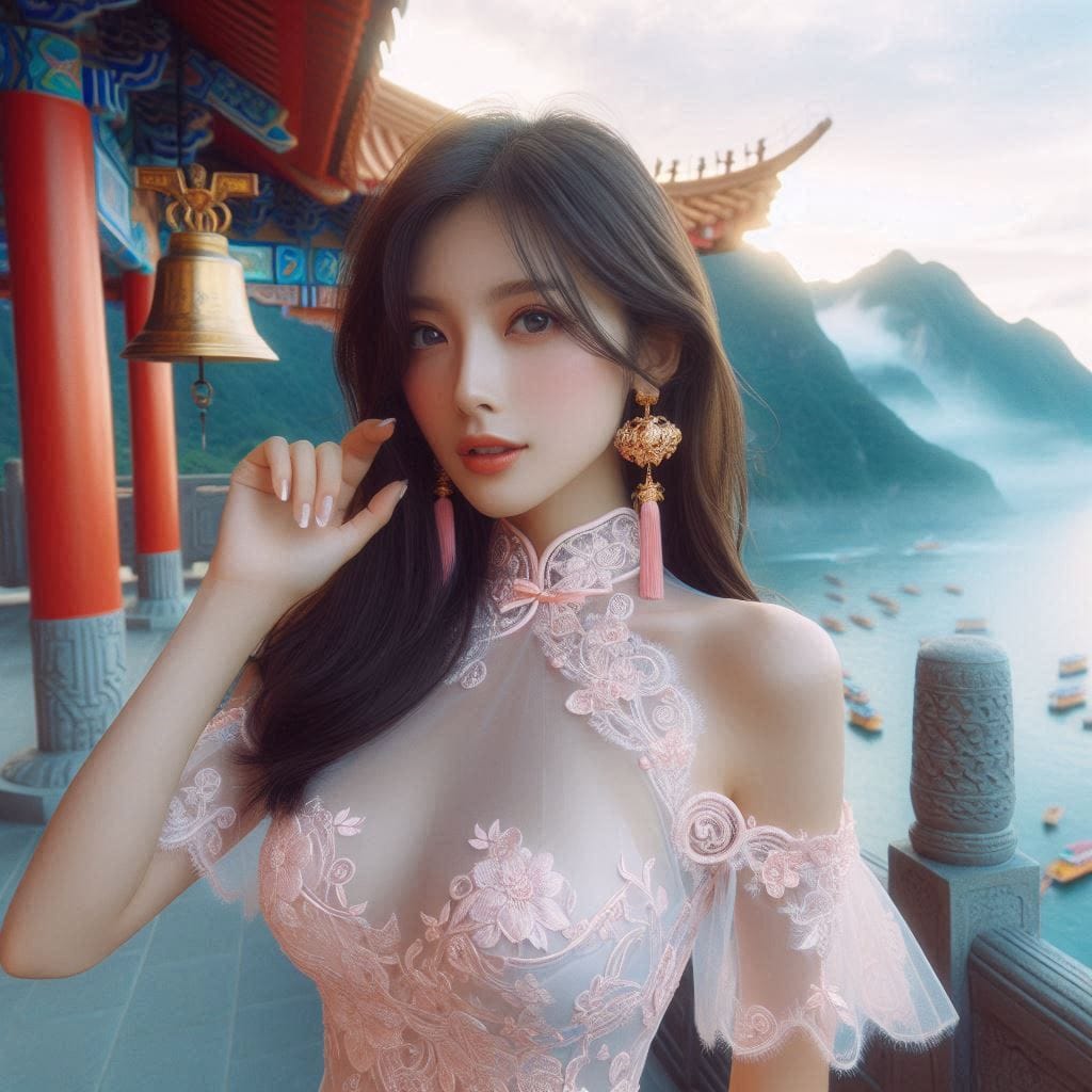 A girl who happened to meet at Hanshan Temple outside Xusu City