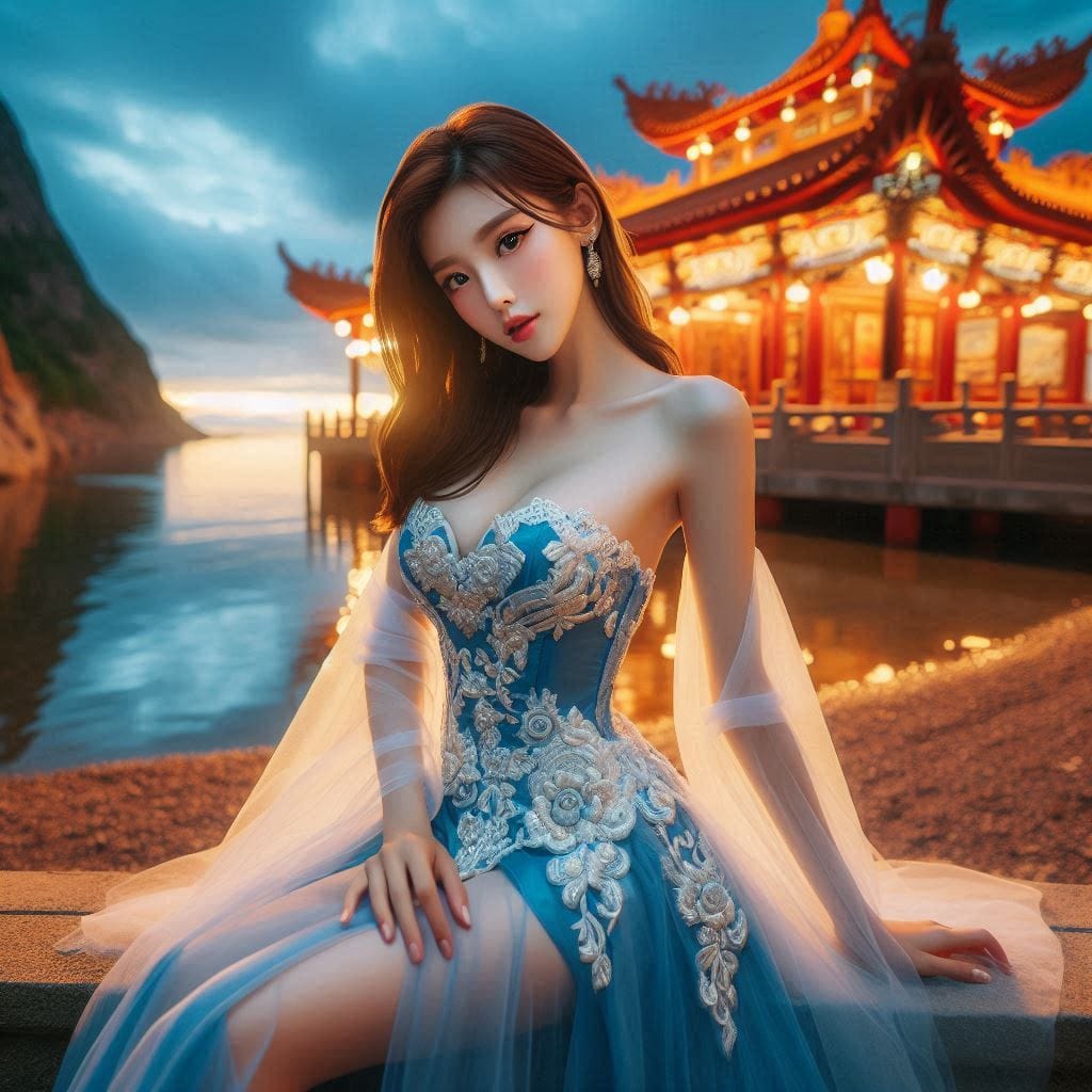 A girl who happened to meet at Hanshan Temple outside Xusu City