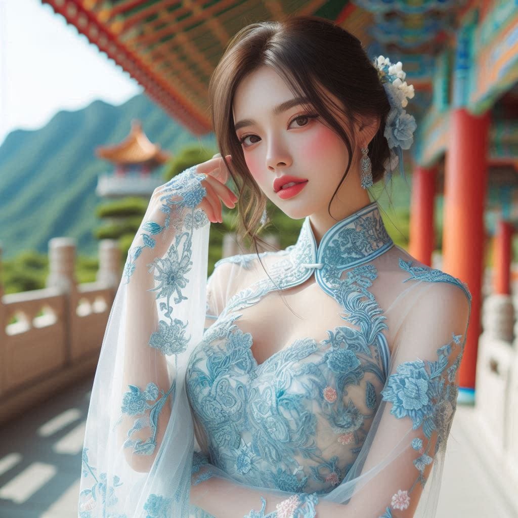 A girl who happened to meet at Hanshan Temple outside Xusu City
