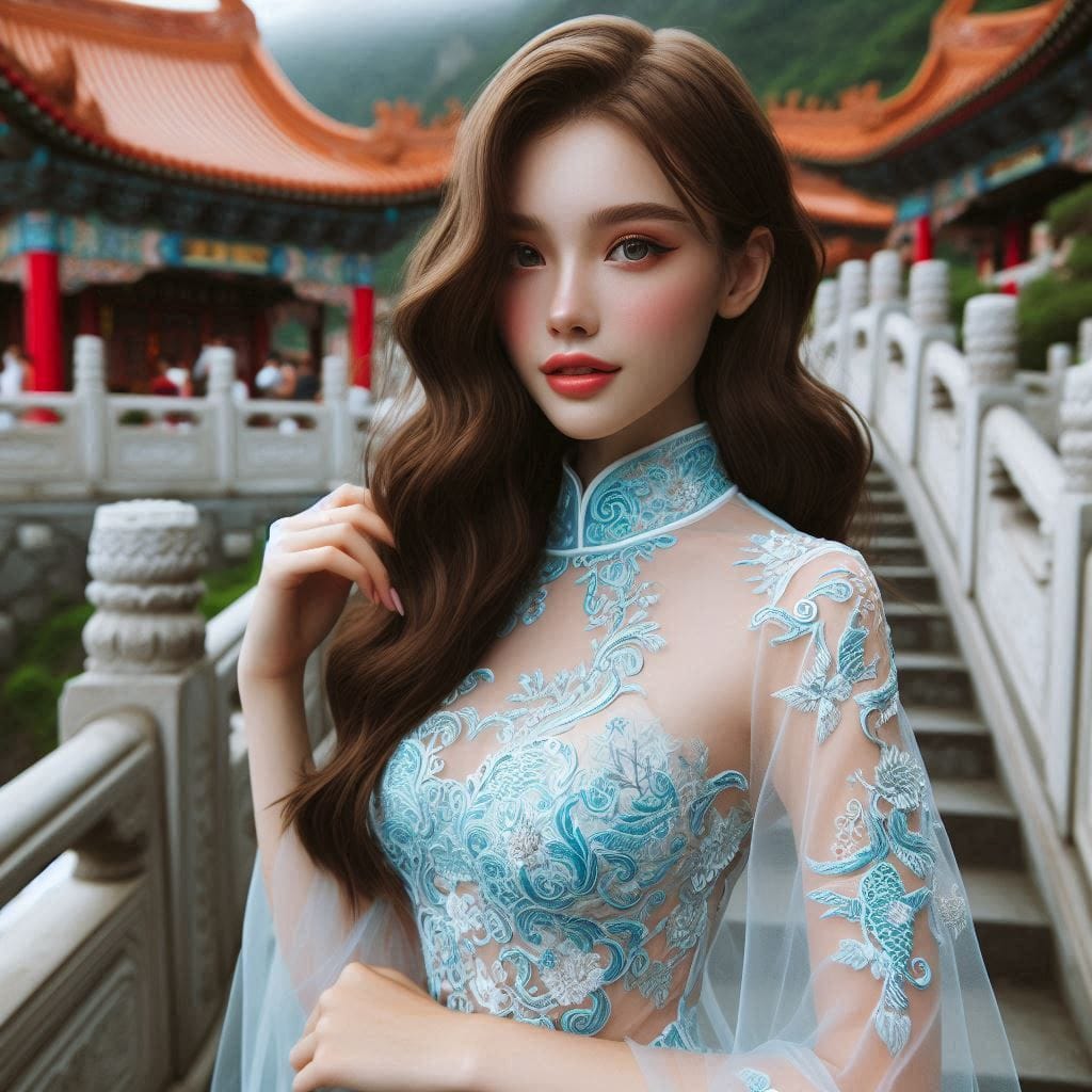 A girl who happened to meet at Hanshan Temple outside Xusu City