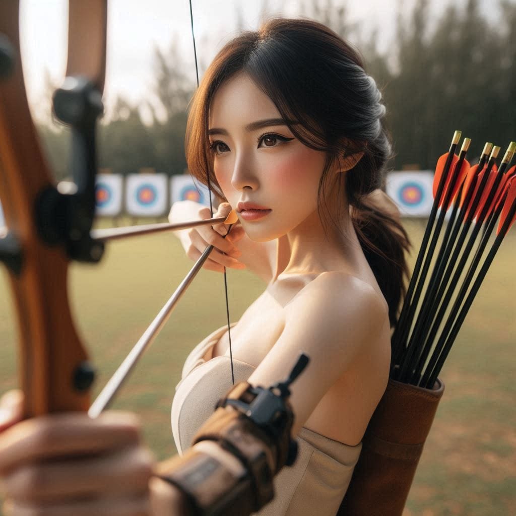 Sister who shoots arrows