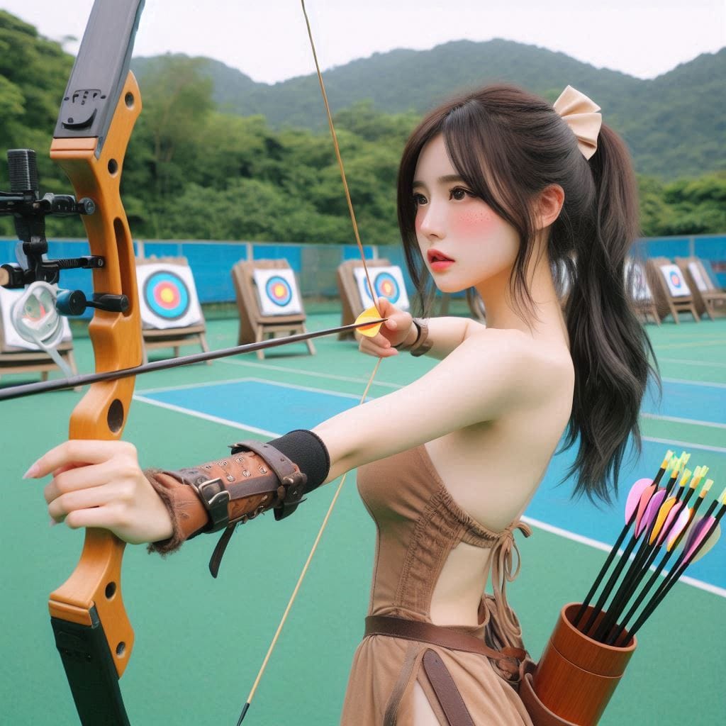 Sister who shoots arrows