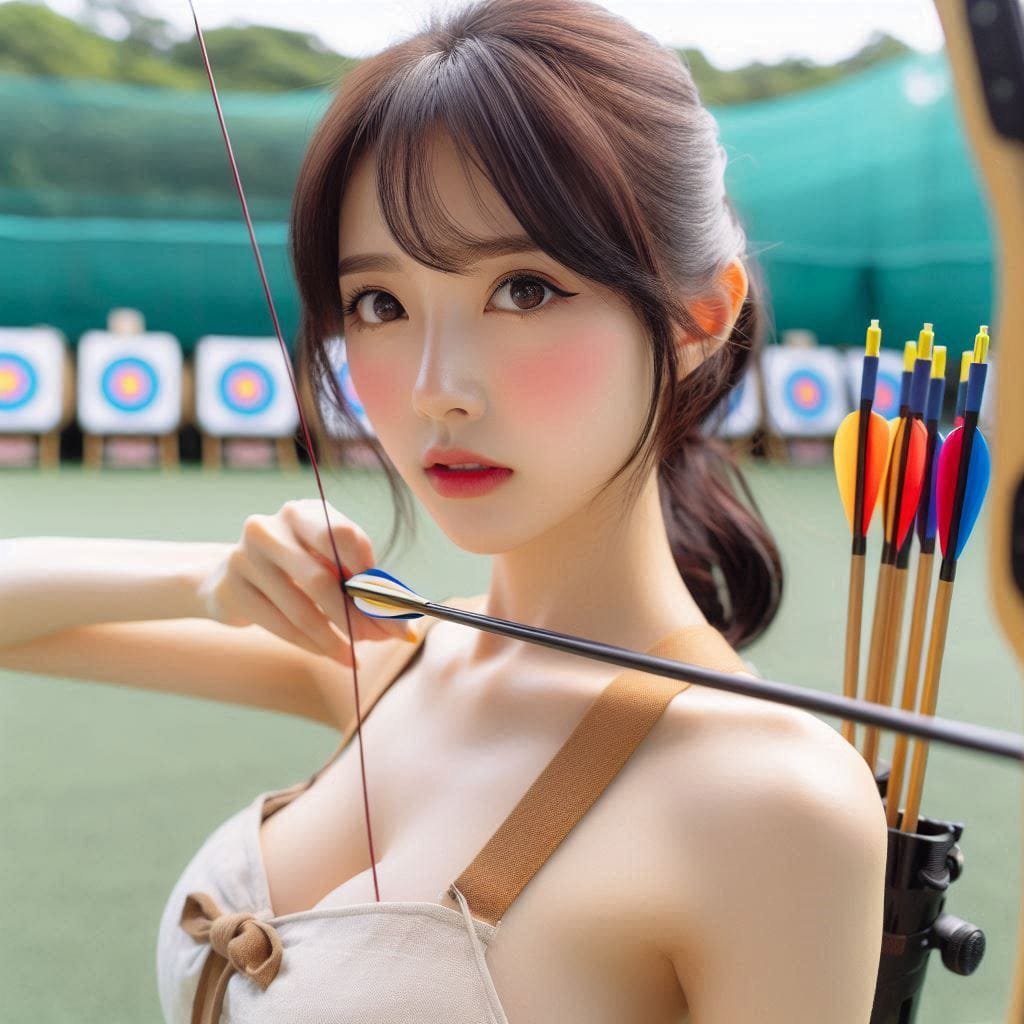 Sister who shoots arrows