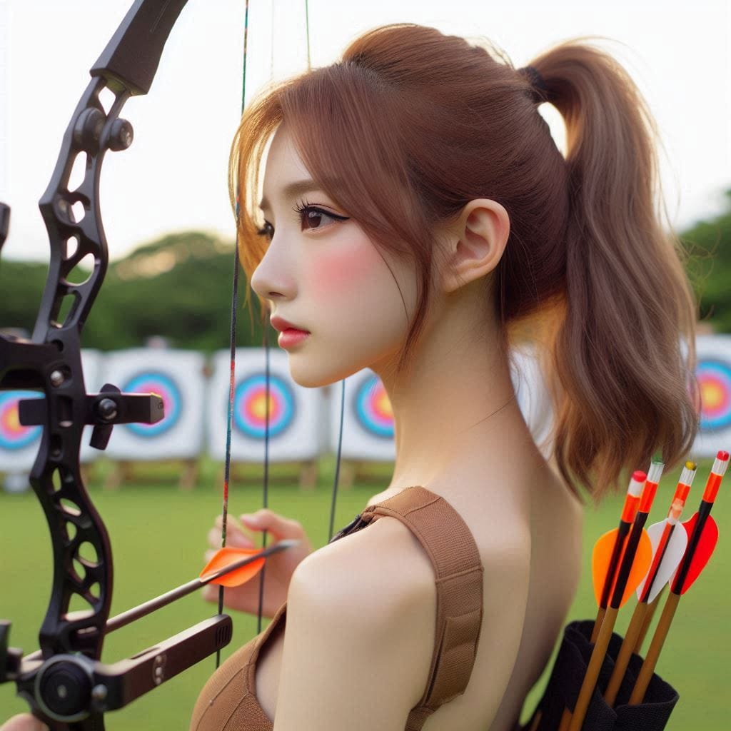 Sister who shoots arrows