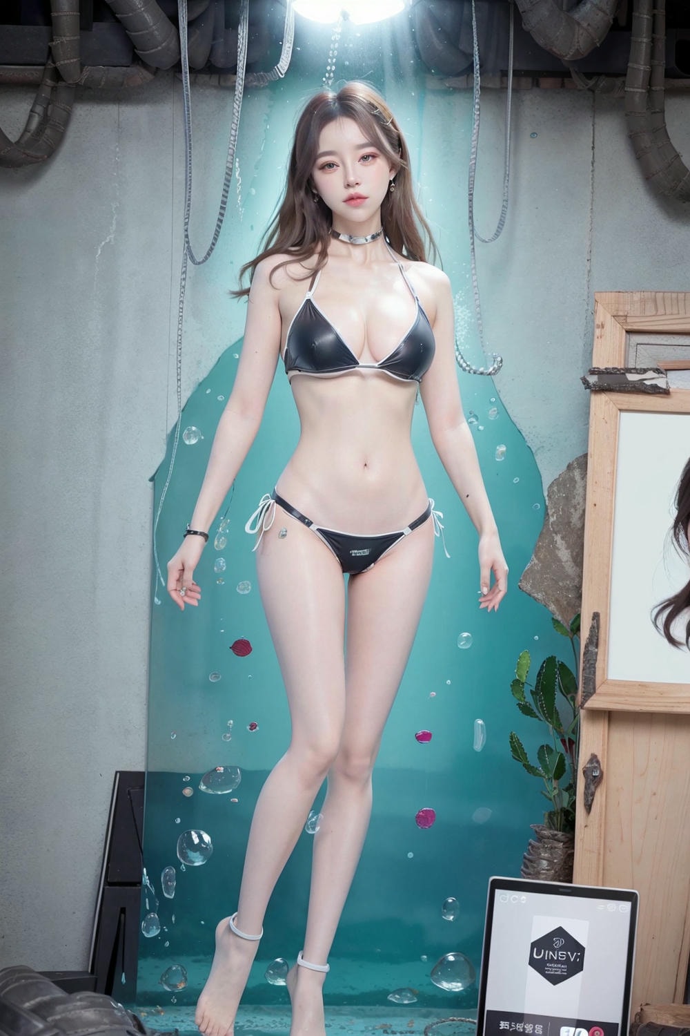 Collection - Glamorous Cyberpunk Model