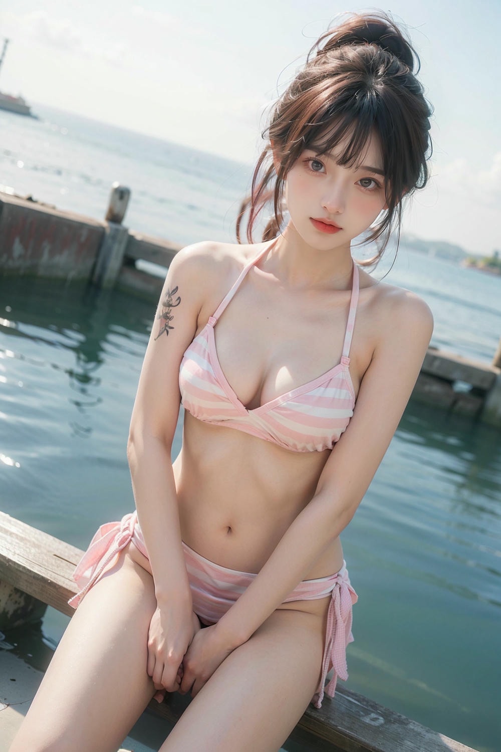 Collection - PInk Stripe Bikini - 2