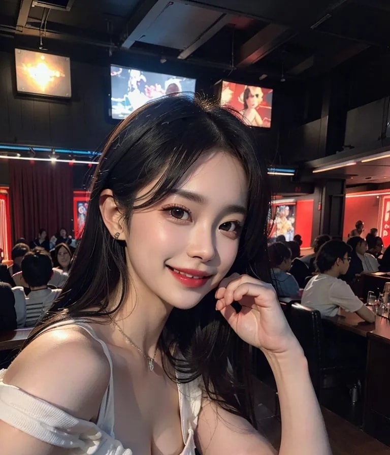 ★PATREON★ Glamorous Woman in Stylish Outfit at a Bar 2