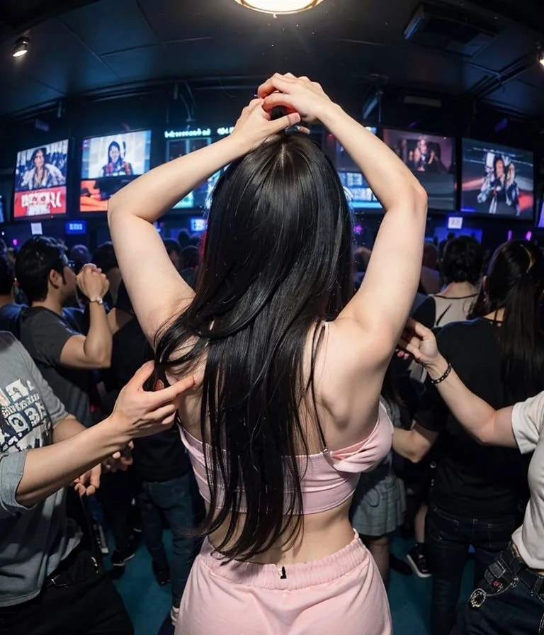 ★PATREON★ Glamorous Woman in Stylish Outfit at a Bar 2