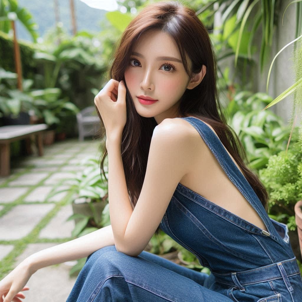牛仔褲妹子