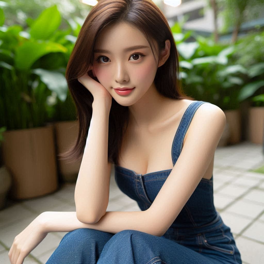 牛仔褲妹子
