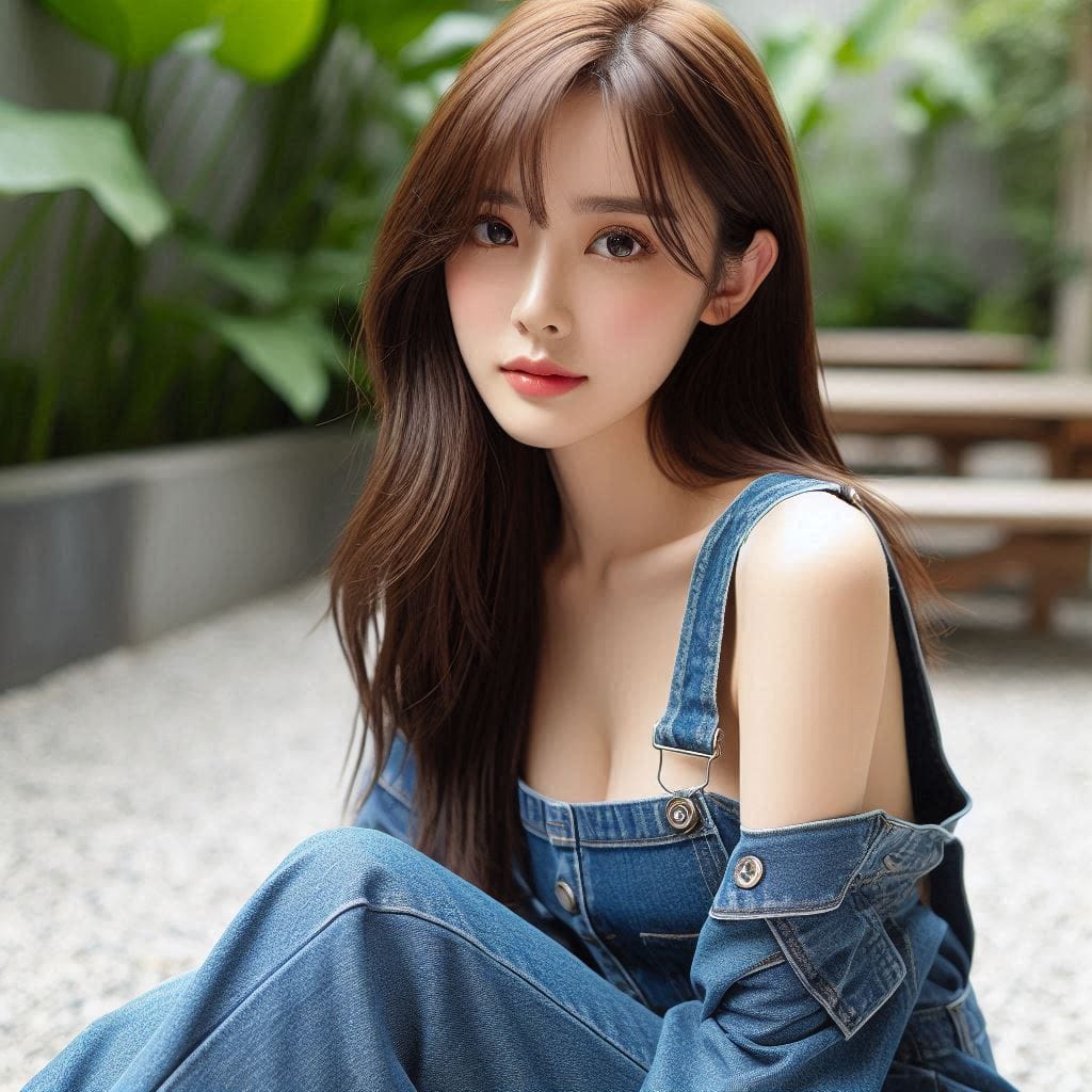 牛仔褲妹子