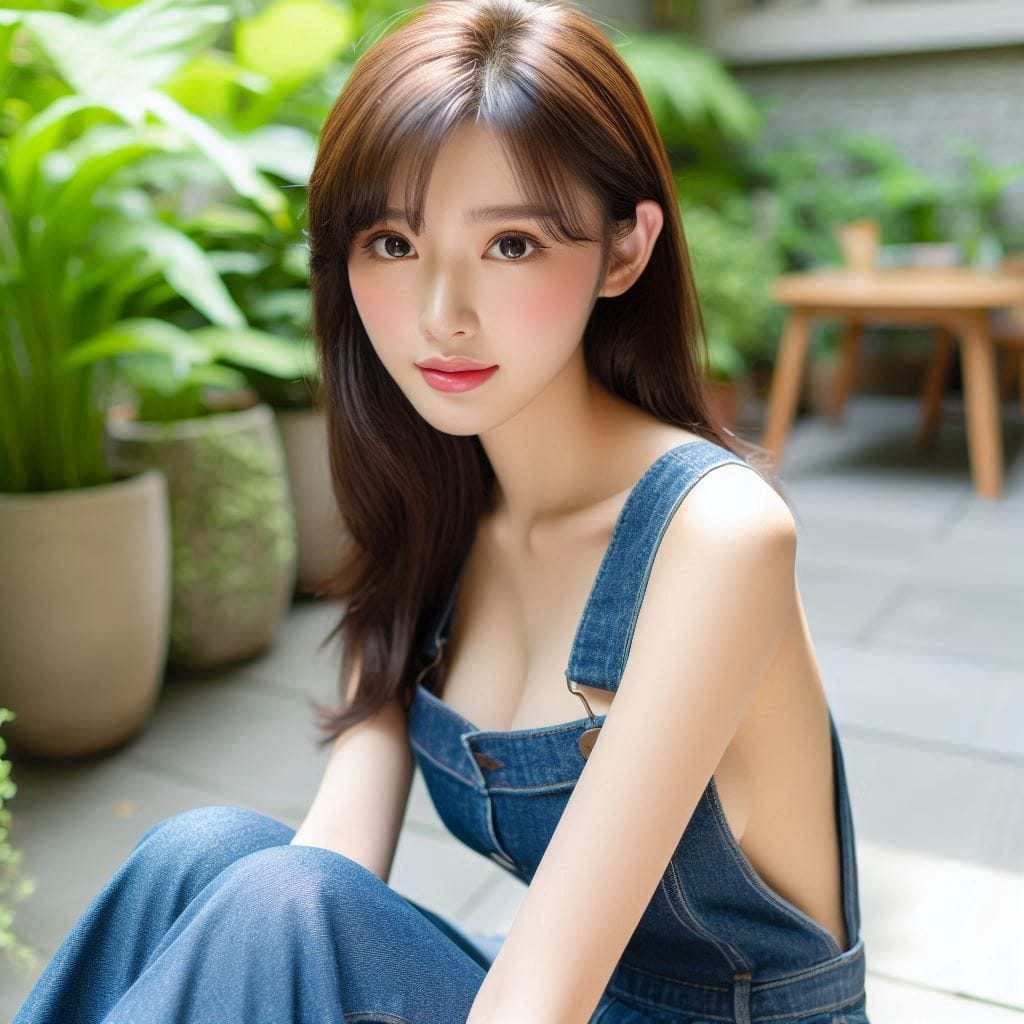 牛仔褲妹子